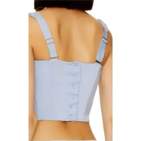 Elegant Blue Women's Top - Picture 12 of 14